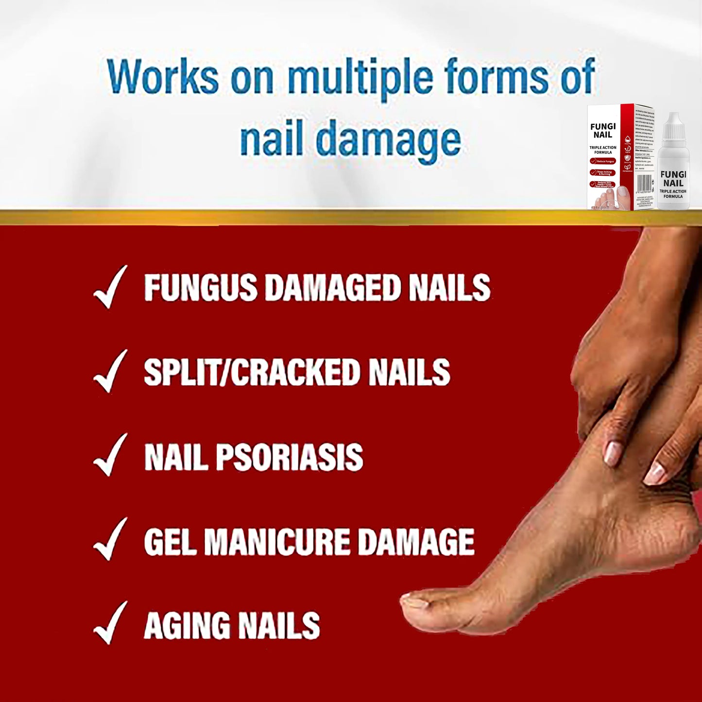 Restore Clear, Healthy Nails: Fast-Acting Antifungal Repair Solution