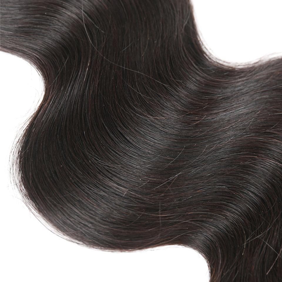(B1) Body Wave Bundles Human Hair 3 Bundles Natural Black Color Brazilian Virgin Weave Bundles Hair Extensions