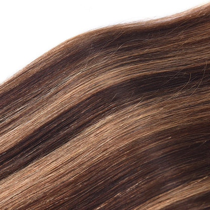 Highlight #4/27 Straight 3 Bundles 100% Virgin Human Hair Extension