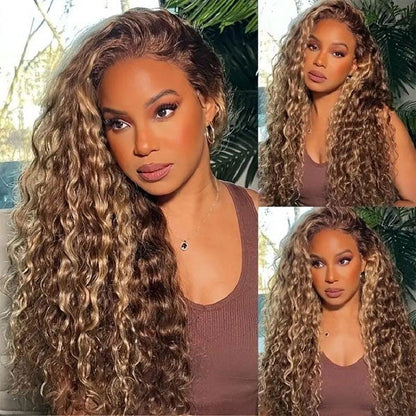 Pre-Sale | HAIR Highlight 4/27 Burmese Curly Crochet Human Hair With Miracle Knots for Easy Install