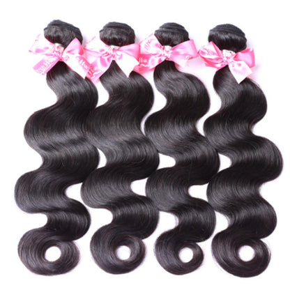 (B1) Indian Body Wave 4 Bundles Virgin Human Hair Extension