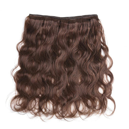 Chocolate Color Brown Body Wave 3 Bundles 100% Virgin Human Hair Extension