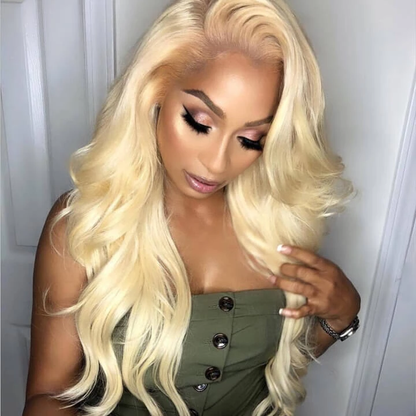 613 Blonde Color Body Wave 4 Bundles Virgin Human Hair Extensions