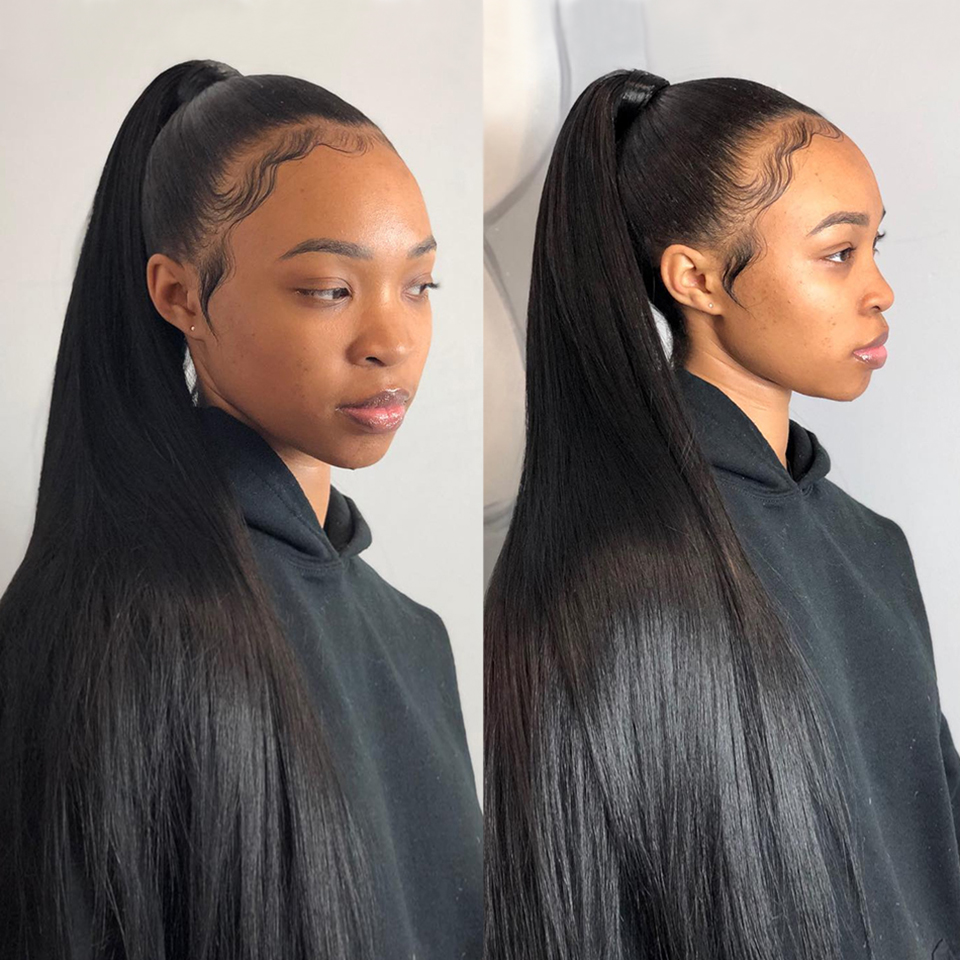 3 Bundles Peruvian Straight Virgin Human Hair Extension 8-40 inches