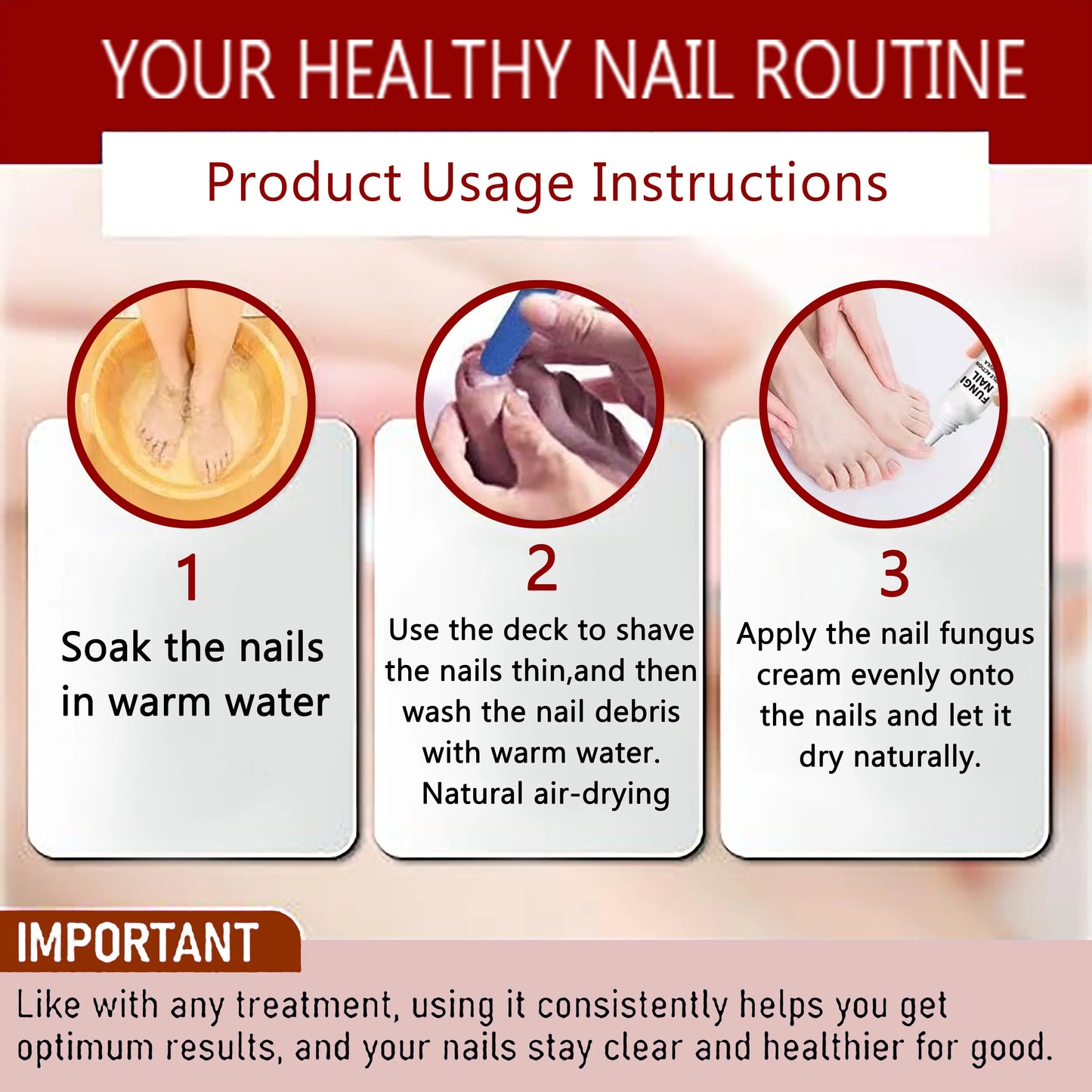 Restore Clear, Healthy Nails: Fast-Acting Antifungal Repair Solution