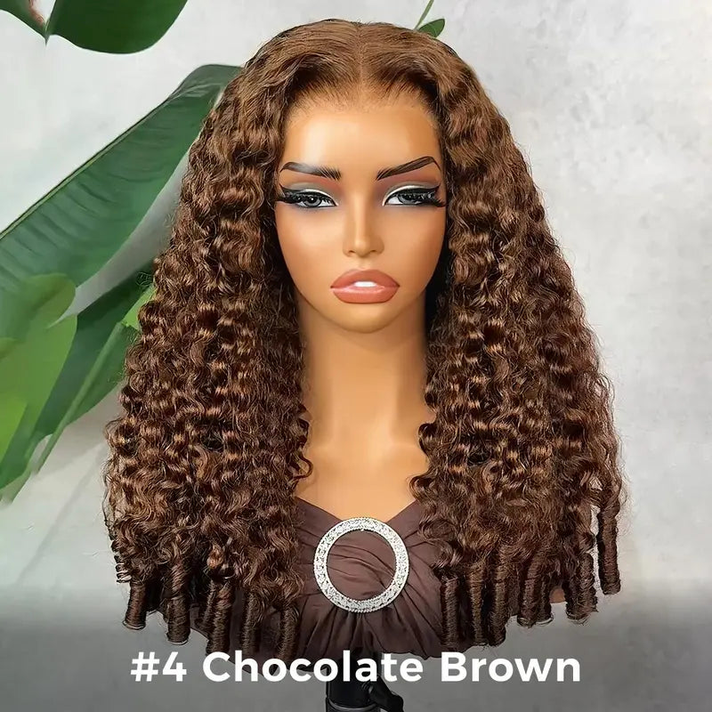 Pre-Sale | HAIR Highlight 4/27 Burmese Curly Crochet Human Hair With Miracle Knots for Easy Install